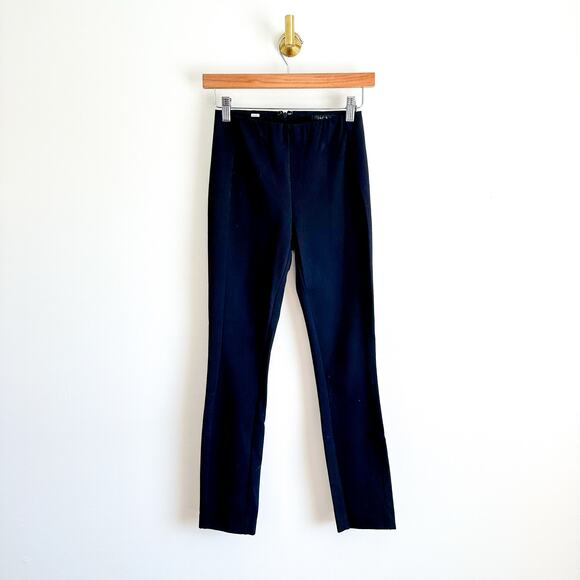 Rag & Bone Simone Equestrian Stretch Slim Pull-On Ankle Pants Black 00 - Picture 2 of 8